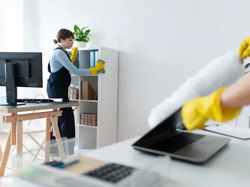 office areas regular cleaning