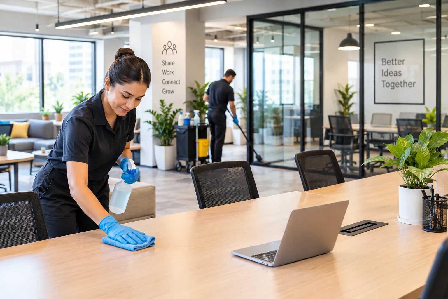 Co-Working Office Spaces Cleaning